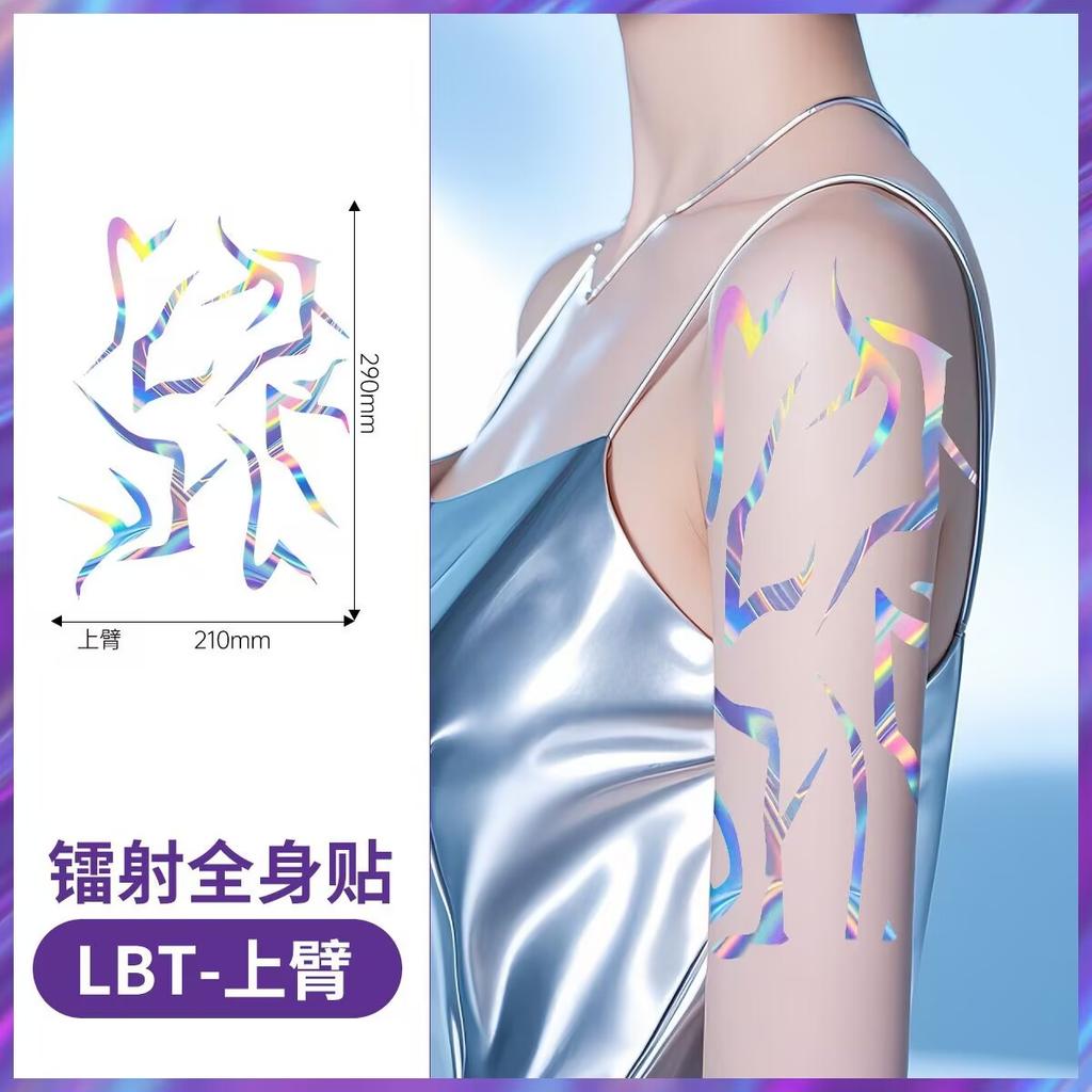 8PCS KPop Demon Hunters Temporary Tattoo Set Rumi& Jinu Patters | Bithday Panty HUNTR/Xi Saja Boys Haloween Cosplay Rumi Tattoos