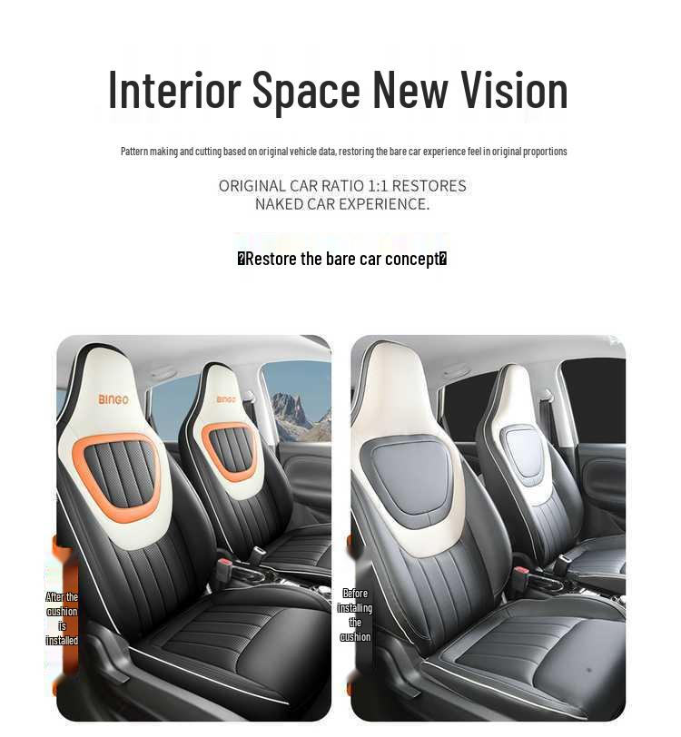 Wuling Bingo All-Season Seat Covers: Full Coverage Car Seat Cushions