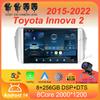 Android 14 Carplay&Auto WIFI+4G For Toyota Innova 2 2015 - 2022 Car Radio Multimedia Player Stereo Navigation GPS NO DVD 2DIN