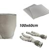 Heat Shield Welding Sheet Stainless Mat For Turbo Downpipe Manifold Engine Insulation Board Motorcycle Exhaust Pipe Chargers