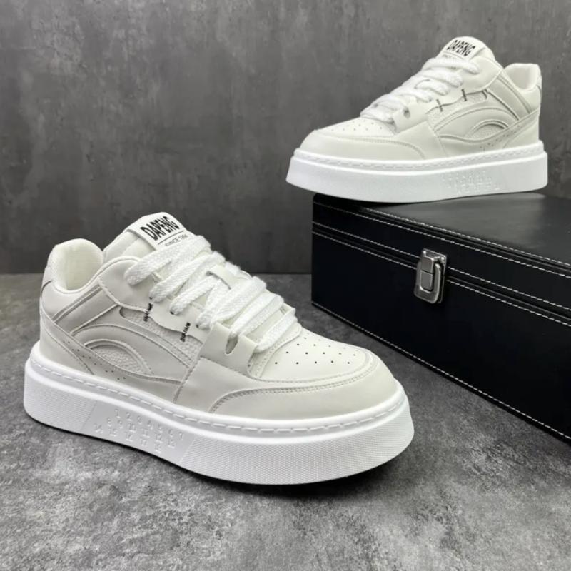 New Men's Classic Fashion Low Top Thick Sole Skateboarding Shoes Comfortable Soft Sole Basketball Sneakers