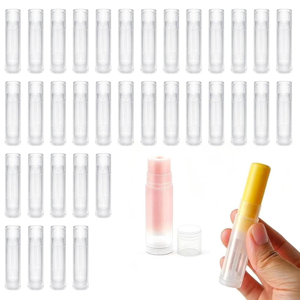 Lip case 35-piece set 5ml rotating type refillable container empty bottle cosmetics refill cream storage mini leak-proof commercial use portable