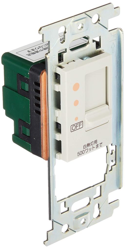 Panasonic Полноцветный переключатель настроения B Одинарный вырез Ламповый регулятор света Ползункового типа 500 Вт WN576159