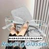 2024 Fashion Women Reading Glasses Luxury Cat Eye Far Sighted Eyeglasses Men Blue Light Blocking Presbyopia Eyewear 0 To +4.0
