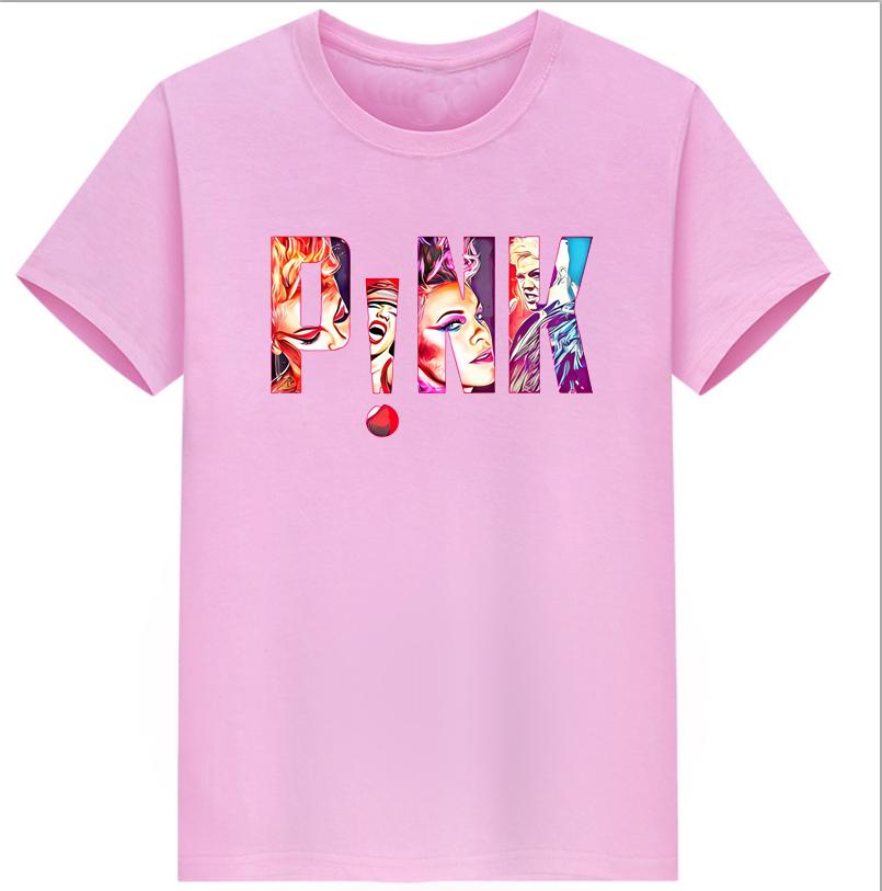 P!nk Cropped T Shirt Summer Carnival Tour Pink Tour 2024 Iconic P!nk Merch T-shirt Aesthetic Clothes Oversized T Shirt Tops