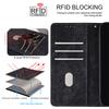 For Xiaomi Civi 5 Pro 5G Case RFID Blocking Color Splicing PU Leather Wallet Phone Cover