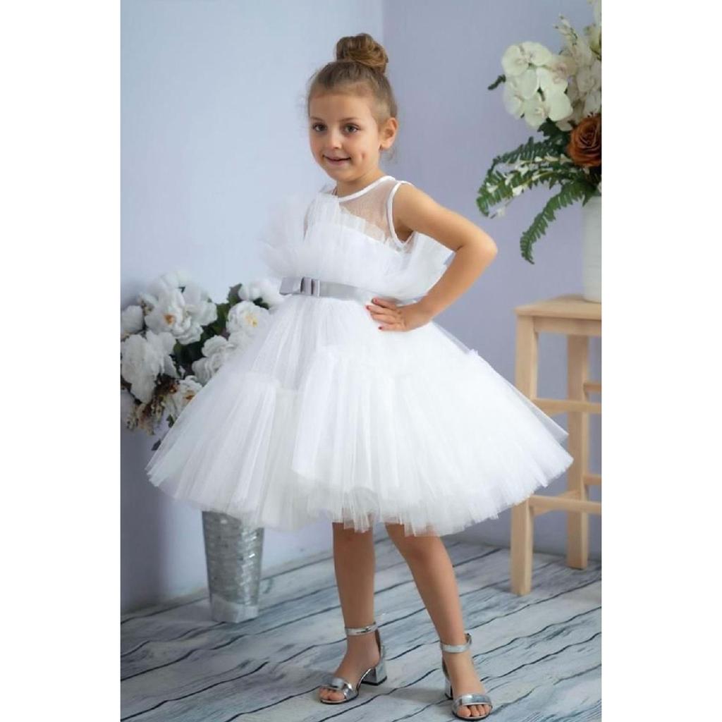 Юбка-пачка Вечернее платье Angel для девочек Mnk0581 Мятно-зеленый