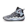 Li Ning Primary 3.0 V2 Comfortable Shock Absorbing Durable High Top Basketball Shoes Kids Sneaker Gray Black YKBT070-3