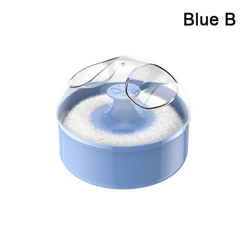 Пуховка для пудры с тальком, с коробкой, мягкая детская косметическая пудра для лица и тела, пудра с тальком, коробка, контейнер