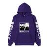 Black Warm Fleece Hooded Sweatshirt Tokyo Revengers Team Comic Print Unisex Autumn Winter Casual Daily Long Sleeve Pullover