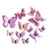 Pack of 24 Colorful Butterfly Cake Topper Accessories Cake Decoration Cake Insert for Birthday Party Decors