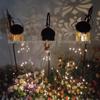 Fairy Flower Hummingbird Solar Garden Lights: Outdoor Courtyard Decoration