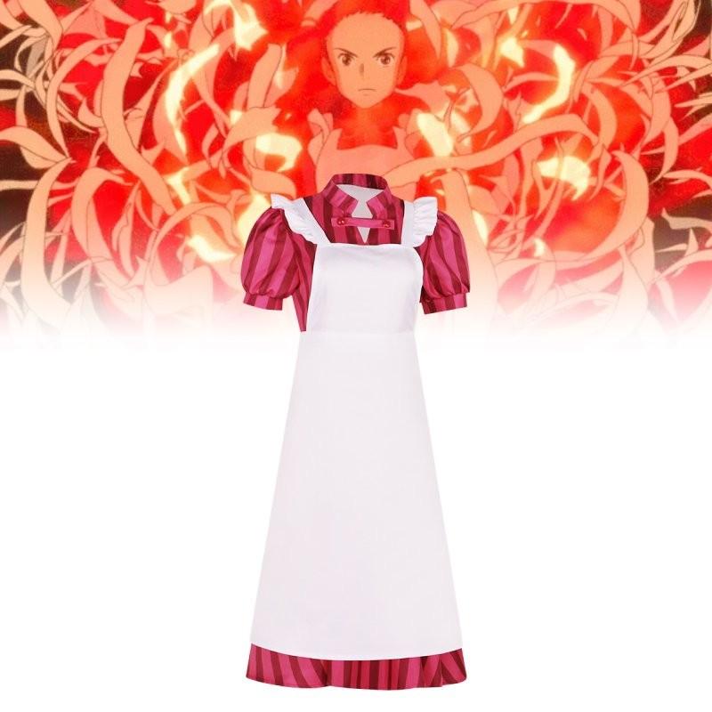 Стильный костюм для косплея Canglu для мальчиков и девочек включает платье и фартук модных цветов
