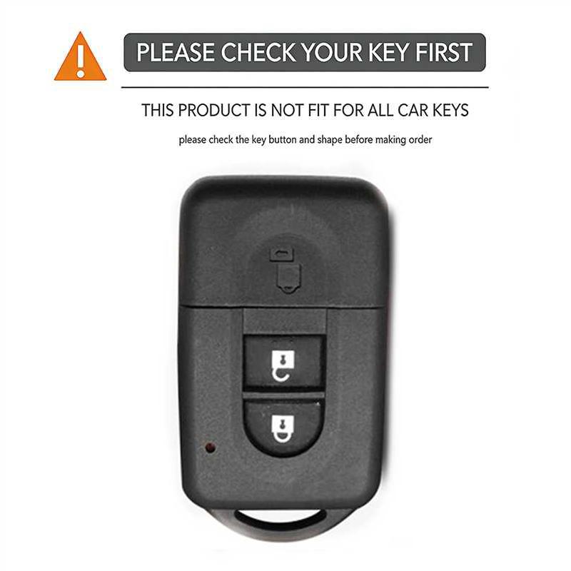 Силиконовый чехол на 2 кнопки для ключа Nissan Qashqai Micra Juke X-Trail Navara Note Tiida, чехол-оболочка для бесключевого брелока, держатель, защитник