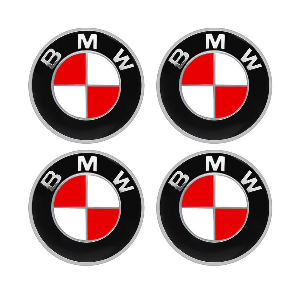 For BMW Se E87 4Pcs 56/60/63/68mm Auto Wheel Center Hub Cover Car Hub Caps Sticker For BMW M M3 M5 M4 F10 F30 F20 E28 E36 Performance X1 X2 X5
