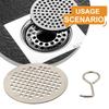 Stainless Steel Shower Sink Strainer Drain Hair Filter Cover For Bathroom Shower