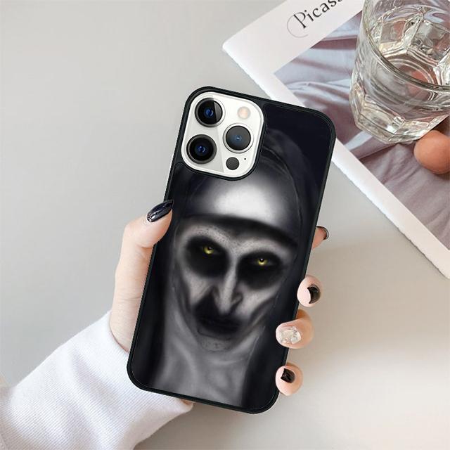 Чехол-накладка 'Ужасный монах' для iPhone 17 Air 15 16 14 13 12 Pro Max 11 Pro Max Plus Coque Shell