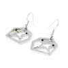 [G0460] - Designer Earrings 'Starry Night' Black Silver