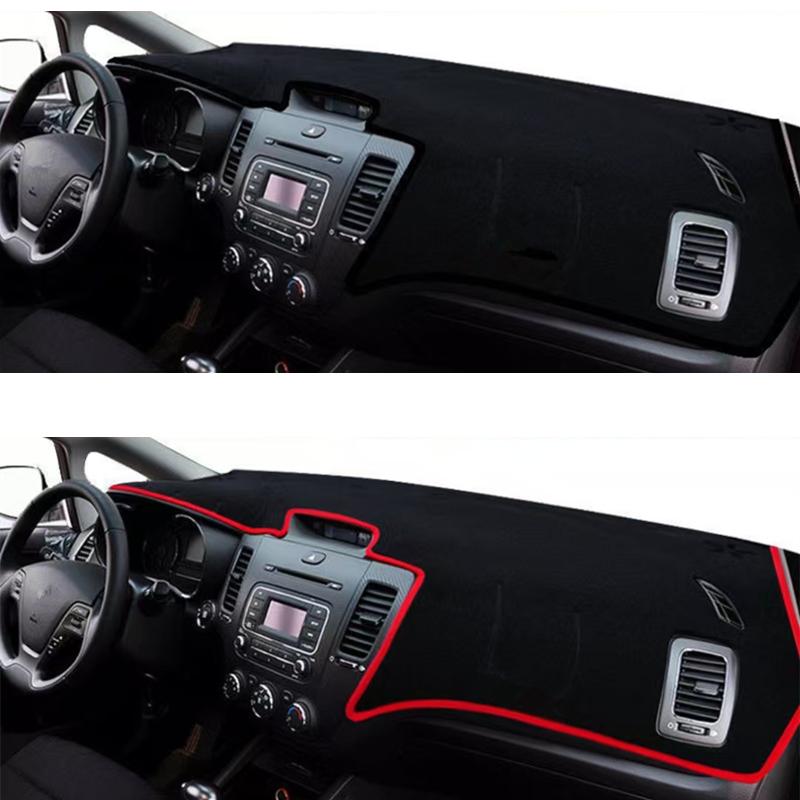 Стайлинг автомобиля для KIA Forte Cerato K3 Vivaro 2013-2015 2016 2017 2018 Накладка на приборную панель Коврик на панель Защита от солнца Защита ковра Анти-УФ
