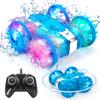 Amphibious RC Car for Remote Control Stunt Car for Indoor 2 LED Illuminating Wireless Gift for Boys and Christmas Present Kids, Off-Road Car, Kids,