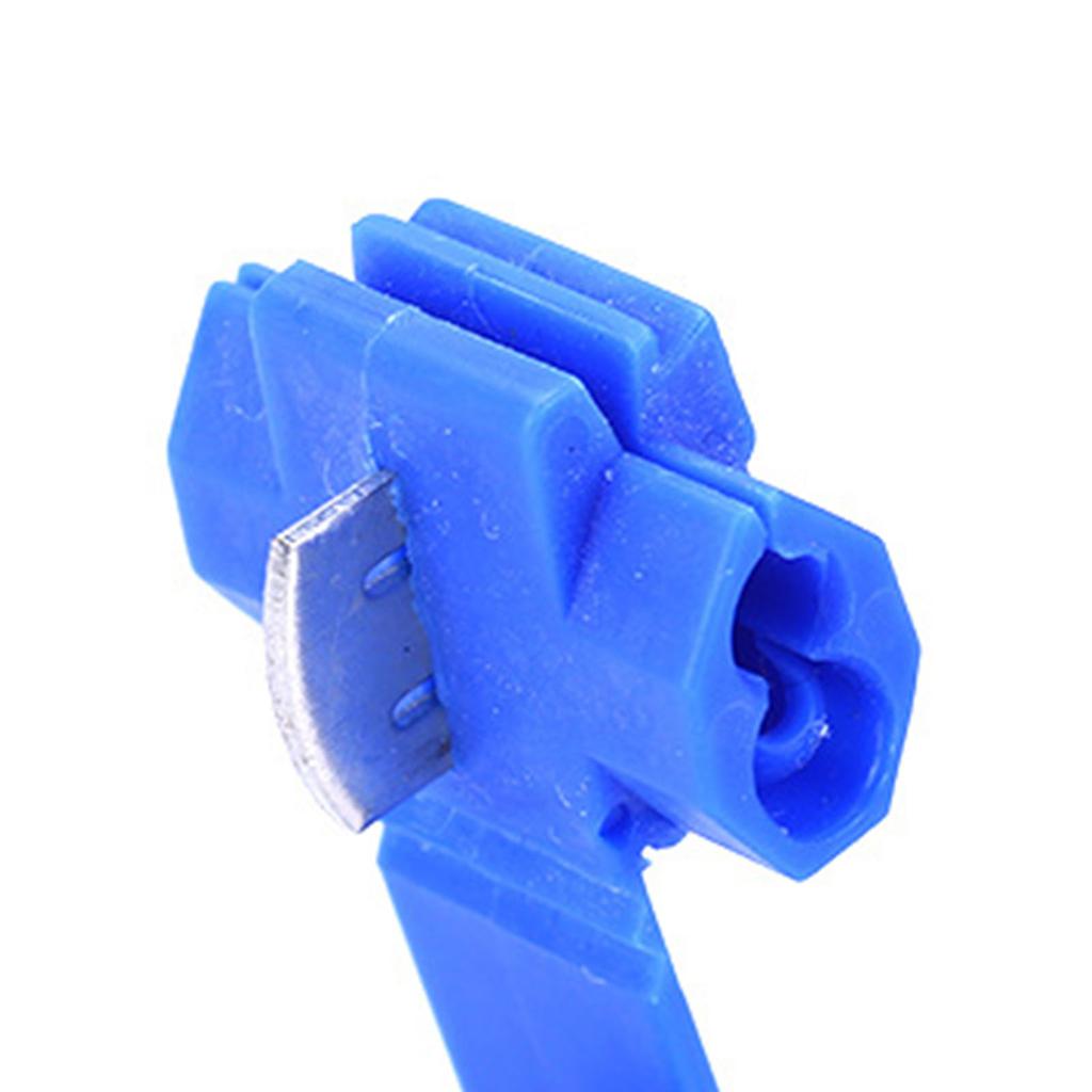 100 шт. Беспаечные быстросъемные защелкивающиеся соединители проводов Корпус из ПП Медный аксессуар для электропроводки