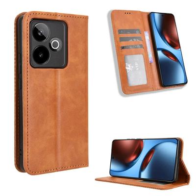 Для Realme GT 7T 7 T кожаный ретро-книжный чехол-книжка для Realme GT7 6T NEO 7X 6SE C71 магнитный кошелек слот для карт держатель телефон сумки чехол Shell