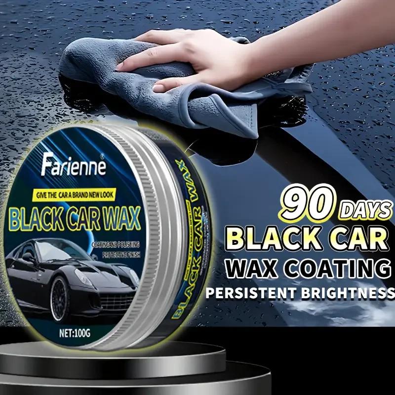 High-grade Car Polish Wax, 100 Grams - Provides Deep Luster, Removes Scratches and Offers Long-lasting Protection for Black Cars