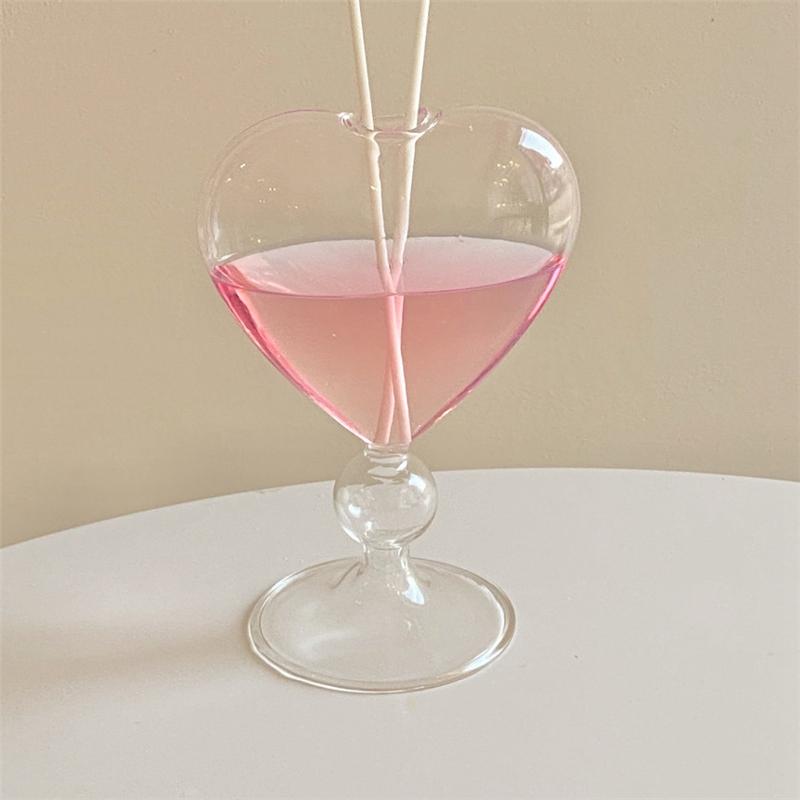 Ins Heart Shape Питьевые стаканы для сока, молока, чая, стакан для воды, кружка для холодного кофе, стакан для коктейля, посуда для напитков 220 мл, verrerie