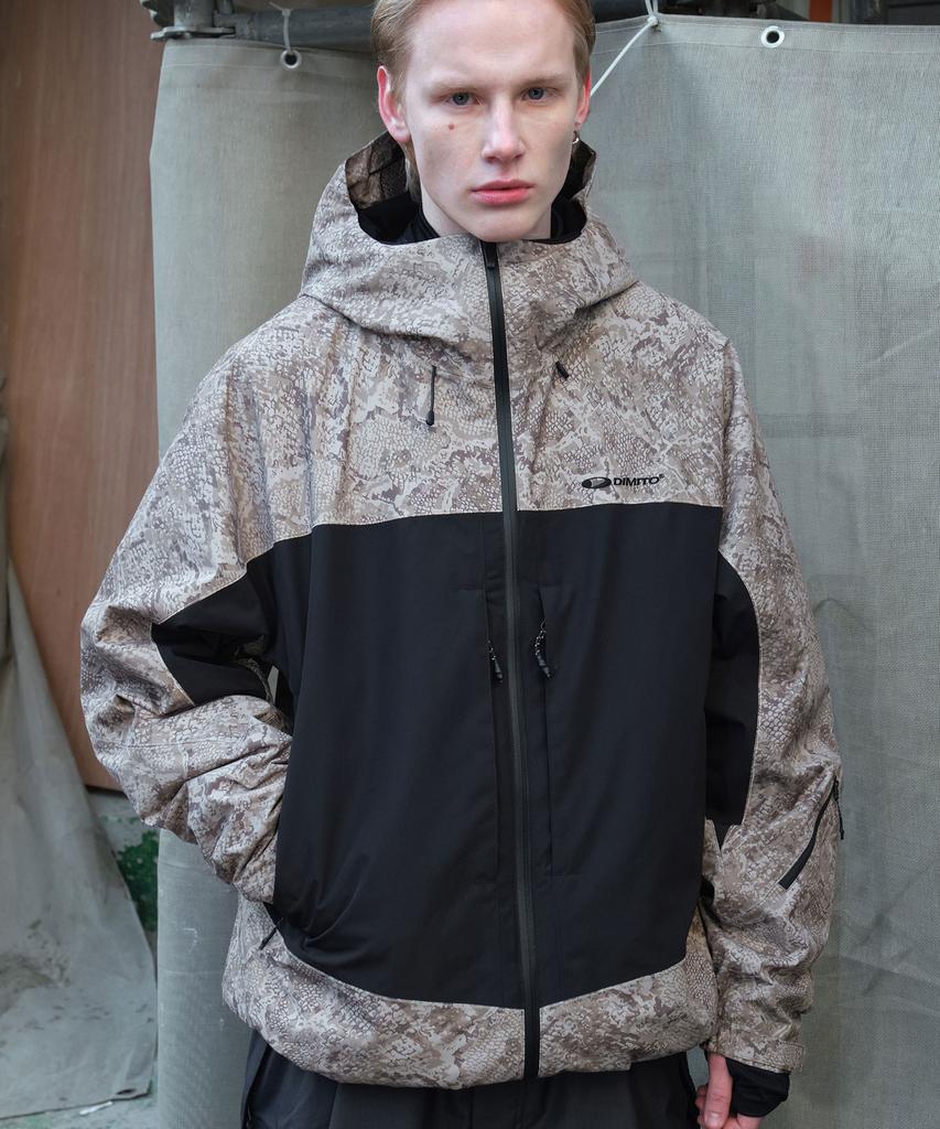 DIMITO Works Reflective Line Jacket Desert Snake