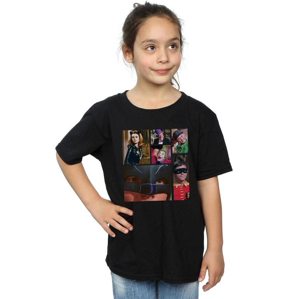 DC Comics Girls Batman TV Series Class Photo Cotton T-Shirt