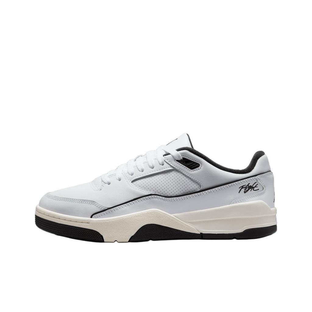 Air Jordan Flight Court Белые Черные Унисекс Кроссовки Парус HF3255-100