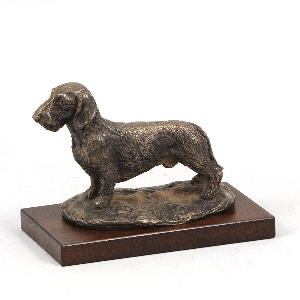 Jamnik Szorstkowłosy - Statuetka Psa, Figurka Do Biura, Trofeum Na Wystawę Psów Marki Art-Dog