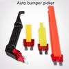 4x Fuse Puller Tool for Rv, Truck, Vehicle Yellow Clips Mini and Standard Fuse Auto Fuse Extraction Tweezer Tools Fuse
