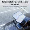 Car Windshield Laser Sunshade UPF 100 Plus UV Protection Foldable Front Window Sun Visor for SUV and MPV