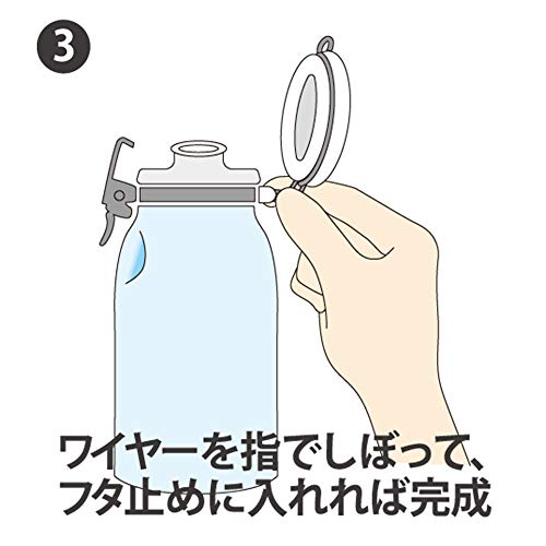 Seisho Cellar Mate Storage Jar, One-Push Convenient Bottle, Condiment Container, Dressing Bottle, Glass Container, 500ml, Made in Japan, 223415