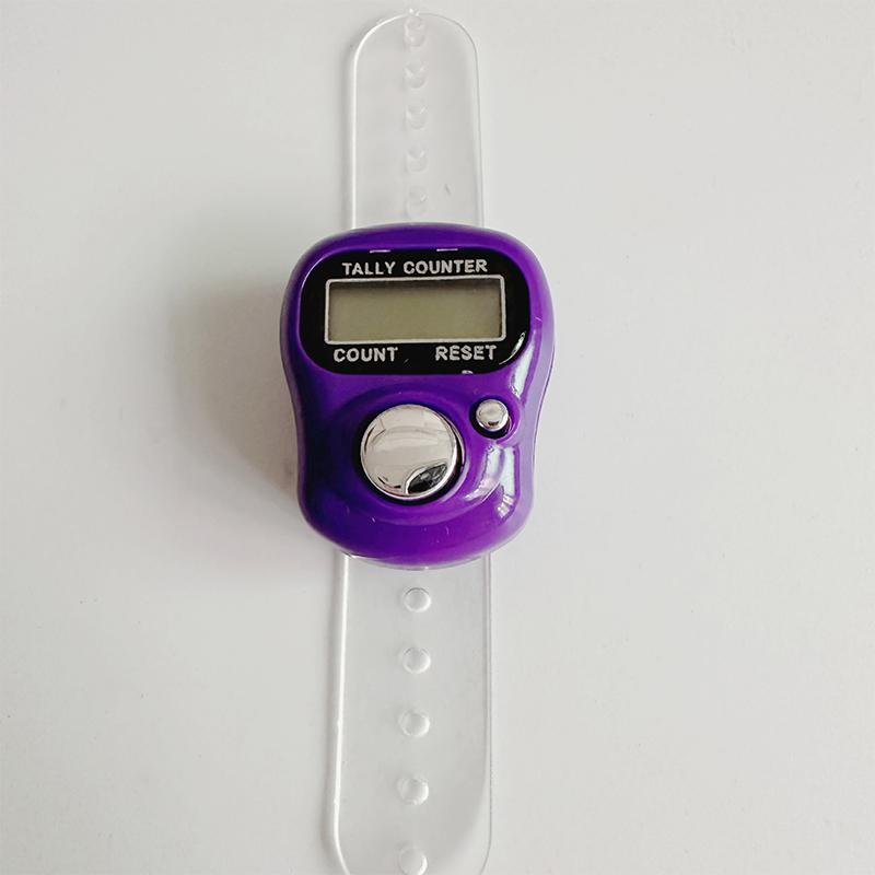 Мини-счетчик пальцев с ЖК-дисплеем и электрическим цифровым дисплеем со световым счетчиком, маркером стежков, шитьем, вязанием, плетением, молитвой Будды, футболом