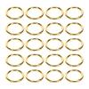 20 шт. пружинных колец O диаметром 1,61 дюйма толщиной 0,2 дюйма, прочные медные компактные пружинные пряжки для брелка