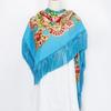 1 Pcs Fashion Big Size Square Scarf Cotton Long Tassel Print Scarf In Spring Winter Shawl For Women Floural