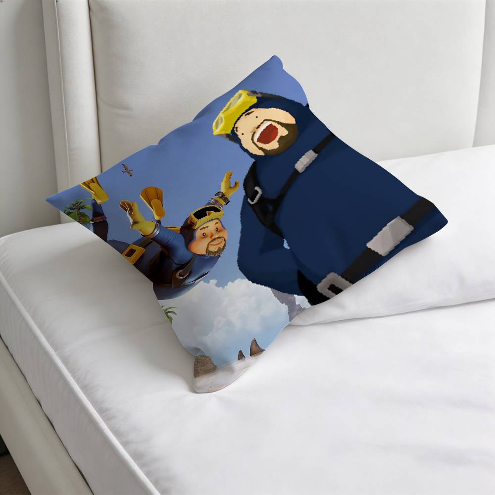 Game DAVE THE DIVER Square Pillow Cover Decorative Throw Pillow Case for Sofa Couch Bed Home Car Living Room Decoration
