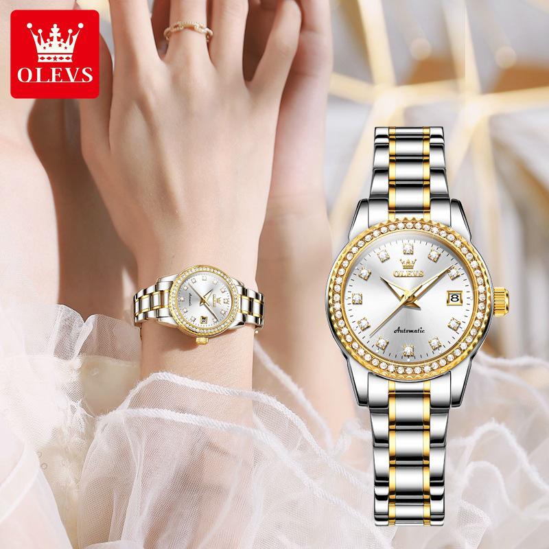 Oulisi Модные женские механические часы - Модный нишевый стиль