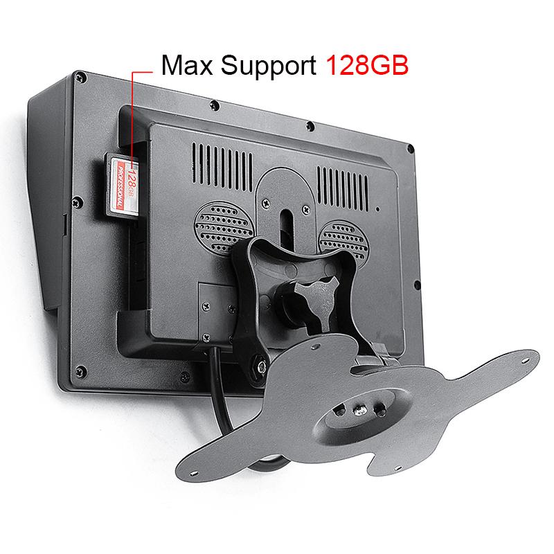 2CH 1920*1080P 7-дюймовый IPS экран для автомобиля, грузовика, автобуса, AHD DVR-монитор с цифровым видеорегистратором для передней и задней камеры заднего вида