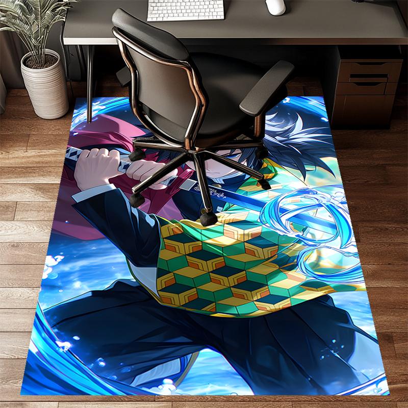 Tomioka GiyuuPrinted Area Rug Carpet for Bedroom Living Room Home Decor Rugs Mat Non Slip Mat Rug for Bedside