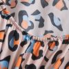 Leopard Print Fitted Bed Sheets Reactive Printed Sabanas Cama Matrimonial 90/120/140/150/160/180 Mattress Cover Double Bedsheets
