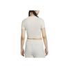 Nike Спортивная одежда Essentials Slim Fit Soft Knit Short Sleeve T Shirt Women Tops Light-Red Wood-Brown FB2874-105