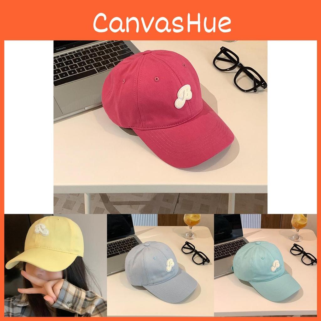 Stylish Korean Yellow Letter Embroidered Baseball Cap For Women Spring Summer 2024