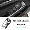 Настоящее Мягкое Углеродное Волокно Для Mazda 3 BP 2019 2020 2021 2022 2023- 2025 Mazda3 Axela LHD RHD Панель Подъемника Стекла Передней Двери Наклейка