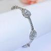 WWJ Korean Fashion Hand Accessories Elegant Water Drop CZ Zircon Tennis Bracelet Women's Daily Clothing Jewelry Collocation