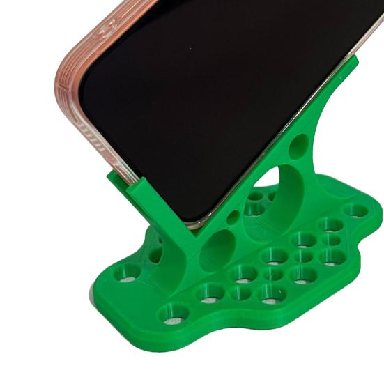 Держатель для мобильного телефона, лежащего на боку, Противоскользящая подставка для телефона с функцией громкой связи, Эргономичная подставка для телефона для просмотра видео