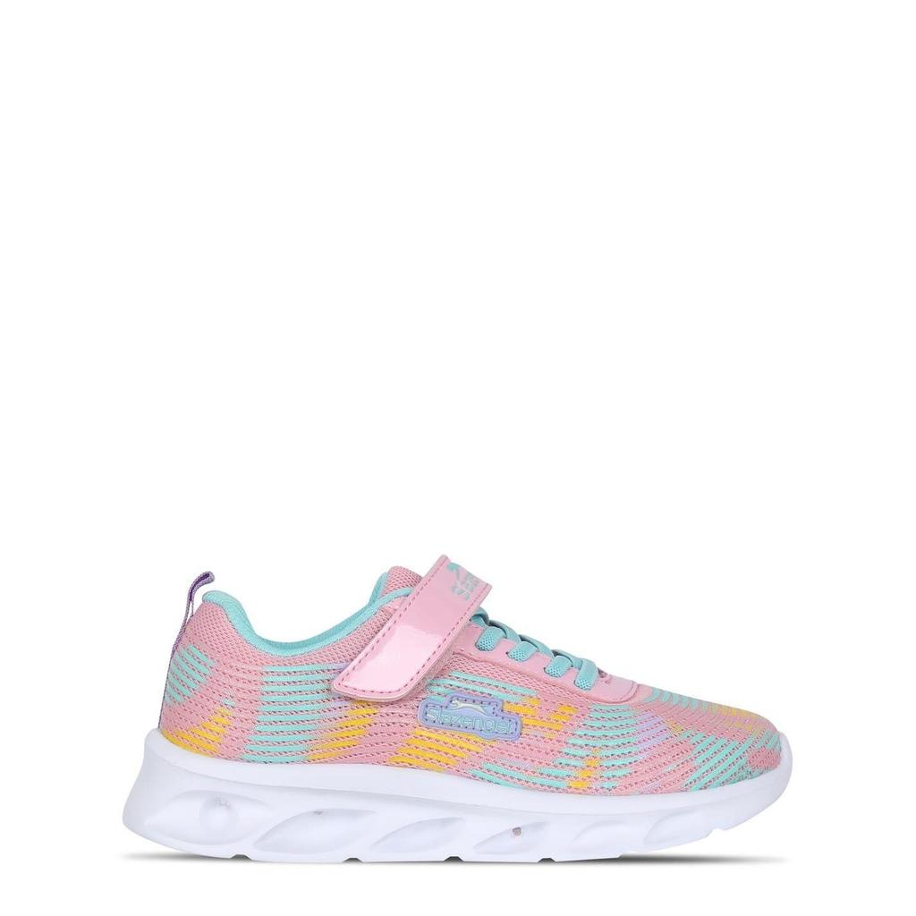 Slazenger Childrens/Kids Alie 2.0 Holographic Leopard Trainers