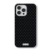 Минималистичный Черно-Белый Чехол для Телефона в Горошек для iPhone17 16 15 14 13 12 11 Pro Max Эстетичный Точечный Ударопрочный Чехол для ЖенщинДевушек